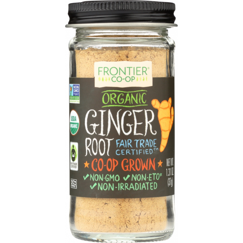 Organic Ground Ginger Root Fair Trade, 1.31 oz