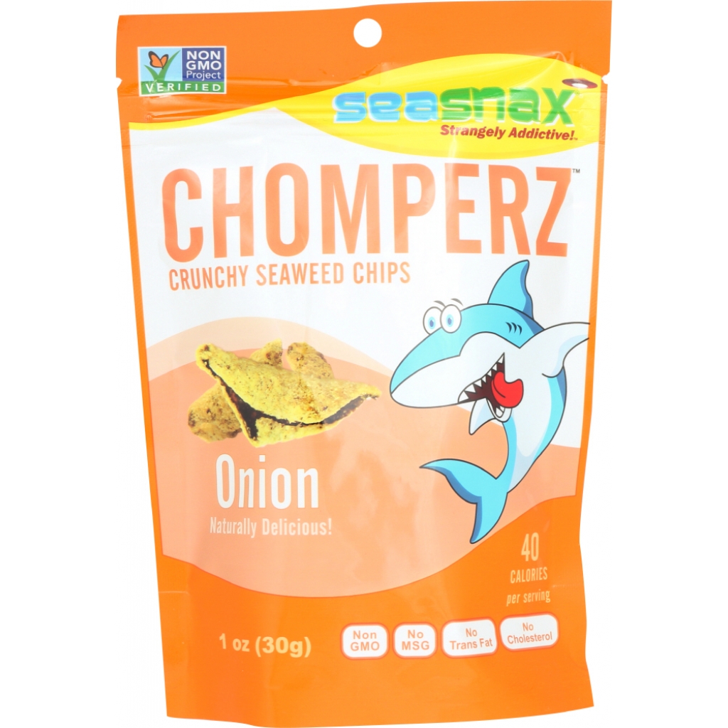 SeaSnax Onion Chomperz Seaweed Chips - 1 oz