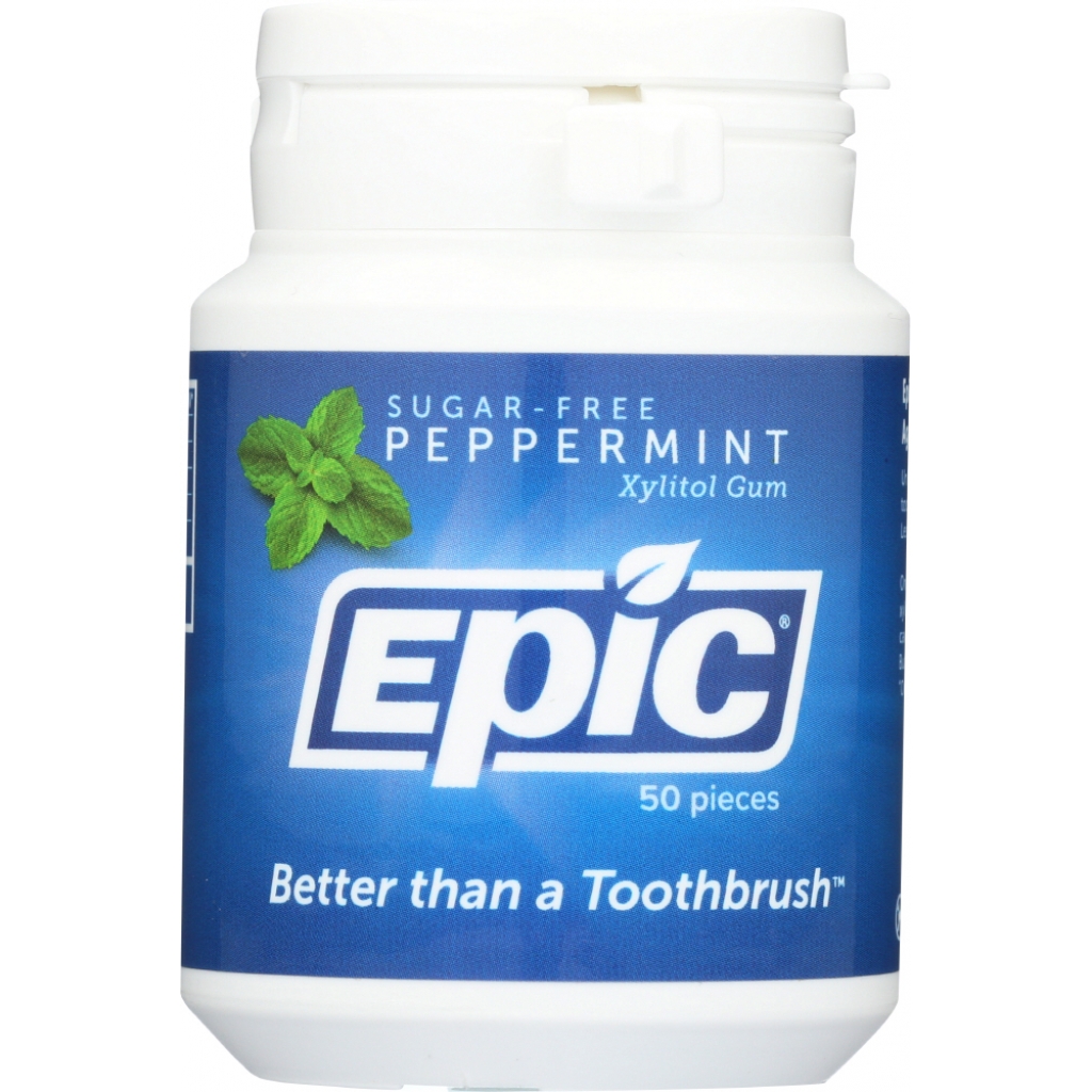 Peppermint Xylitol Gum - Dentist Recommended