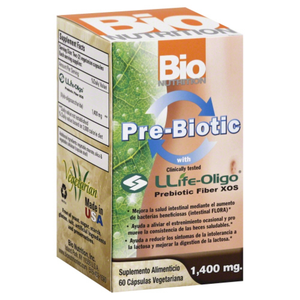 Prebiotic with Life-Oligo, 60 Vegetarian Capsules - Gut Health Booster