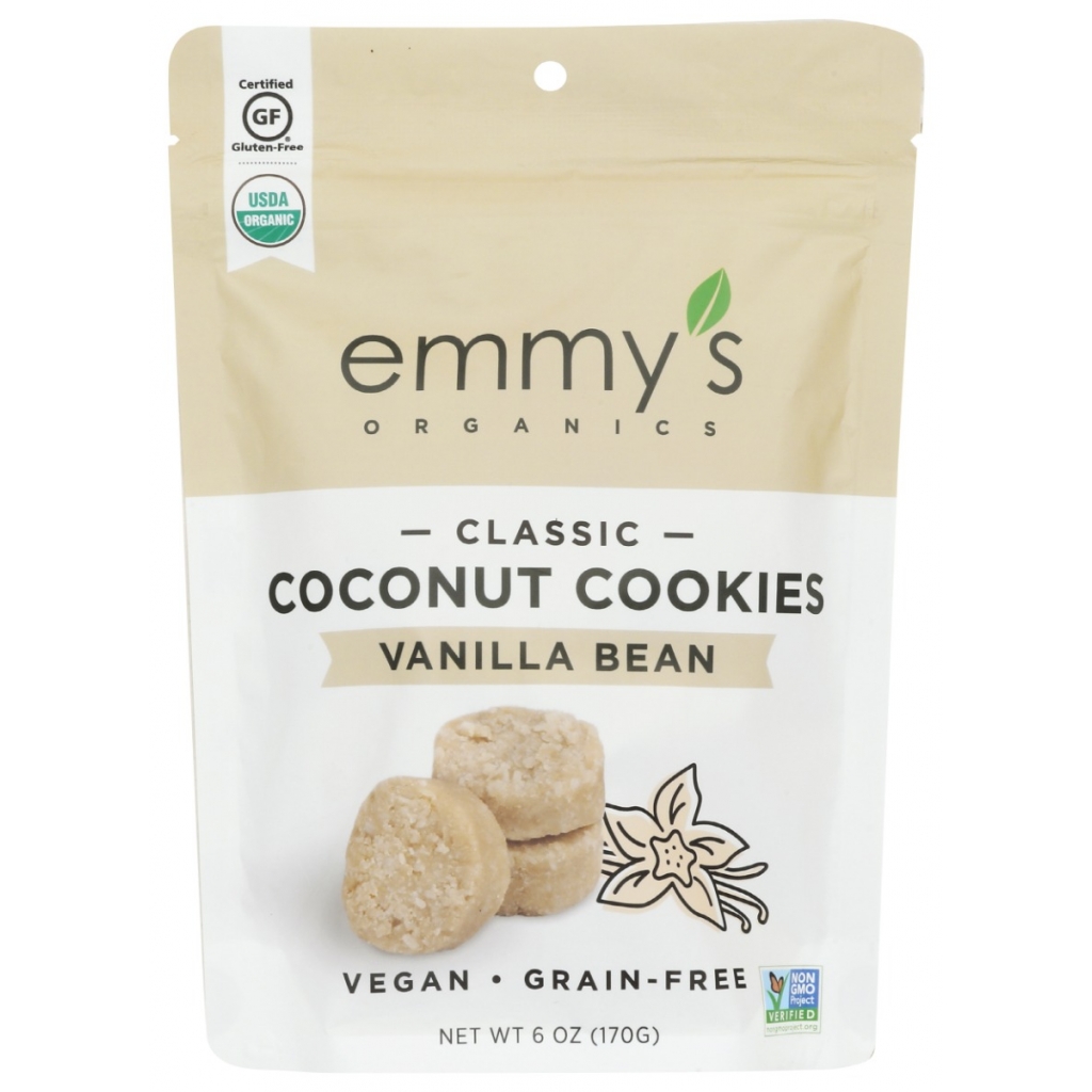 Vanilla Bean Coconut Cookies, 6 oz