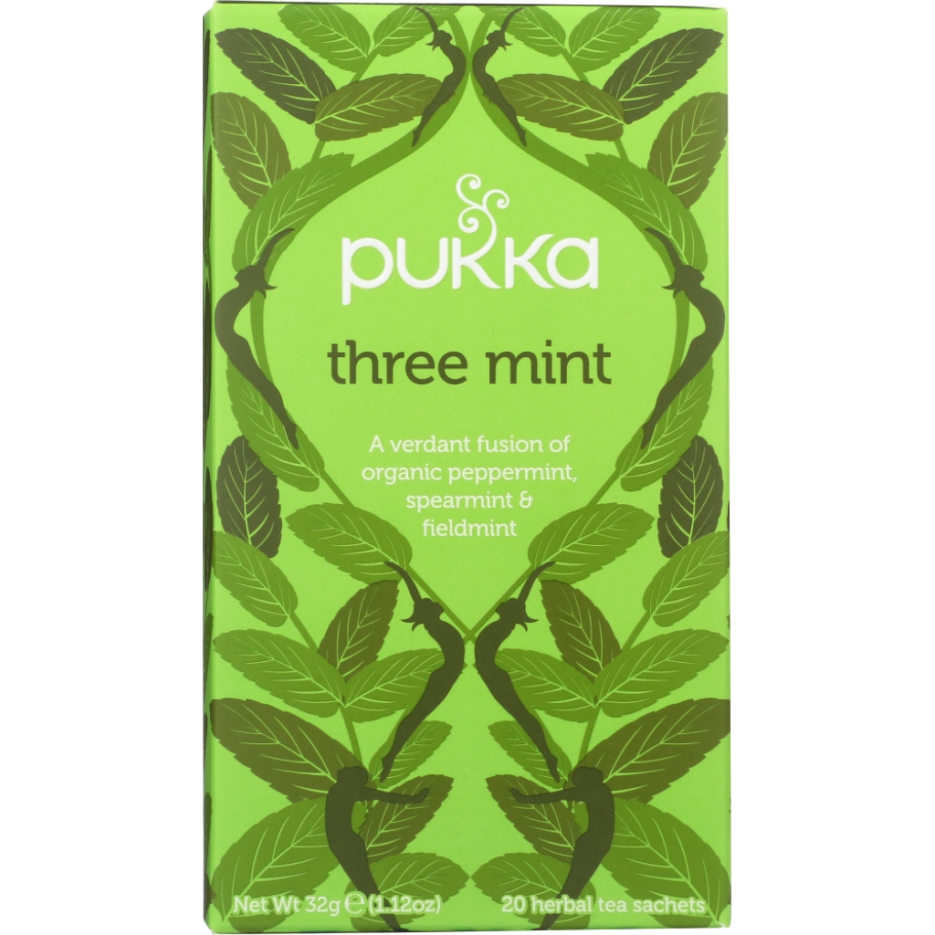 Three Mint Herbal Tea Bags, 20 BG