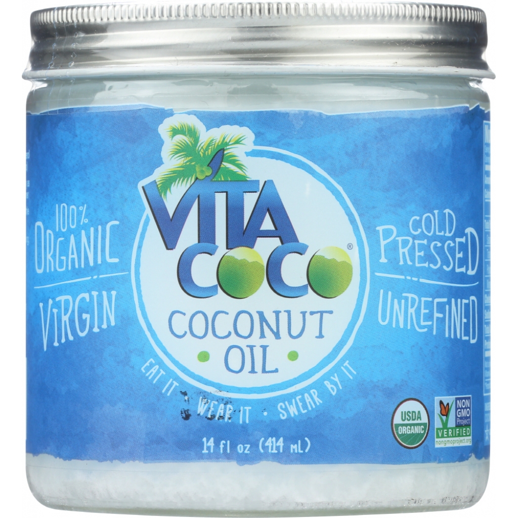 Organic Unrefined Coconut Oil, 14 oz