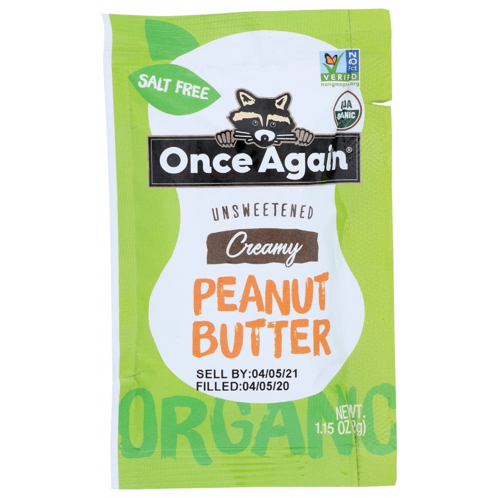 Creamy Organic Peanut Butter, 1.15 oz