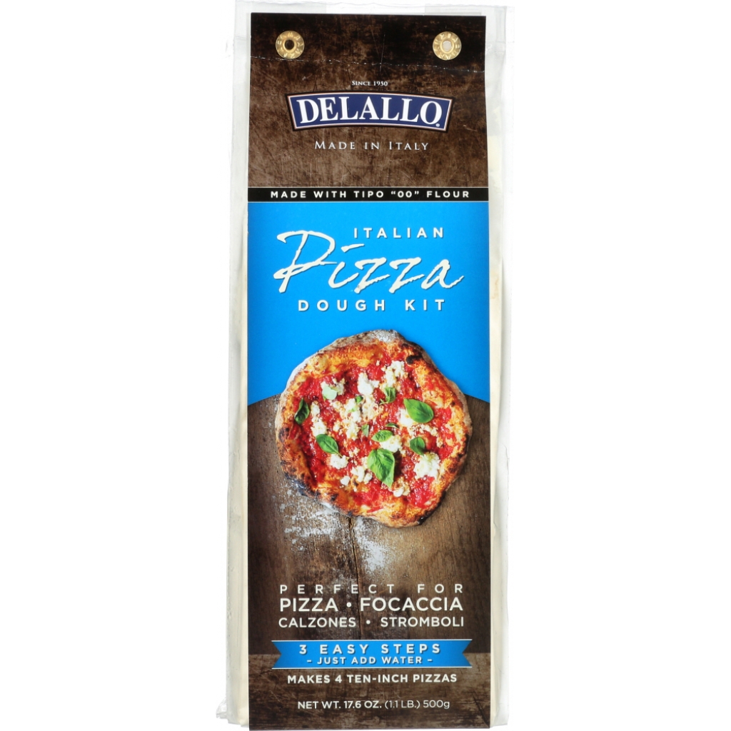 DeLallo Italian Pizza Dough Kit - 17.6 oz