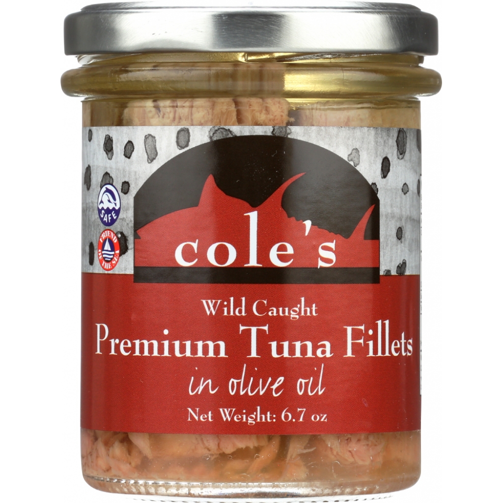 Cole's Tuna Fillet in Olive Oil, 6.7 oz