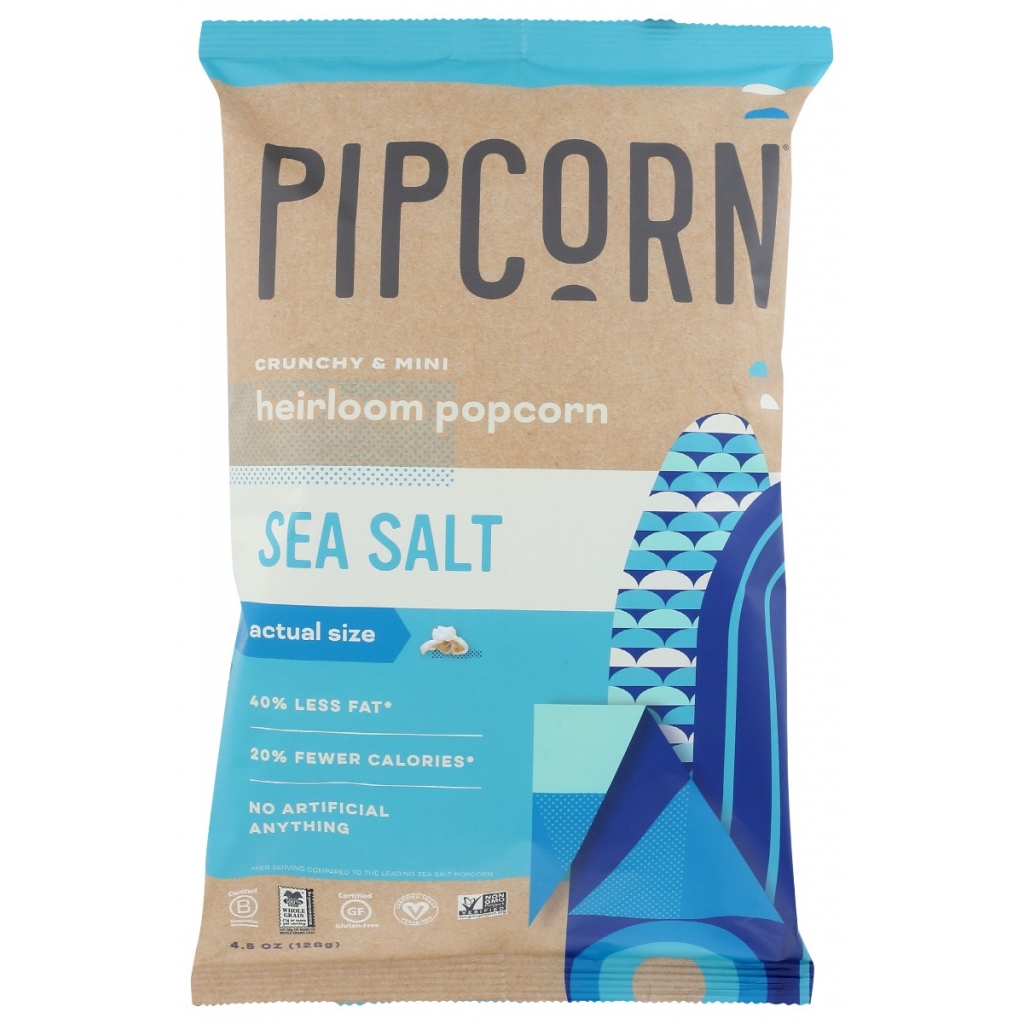 Pip Popcorn Mini Sea Salt, 4.5 oz