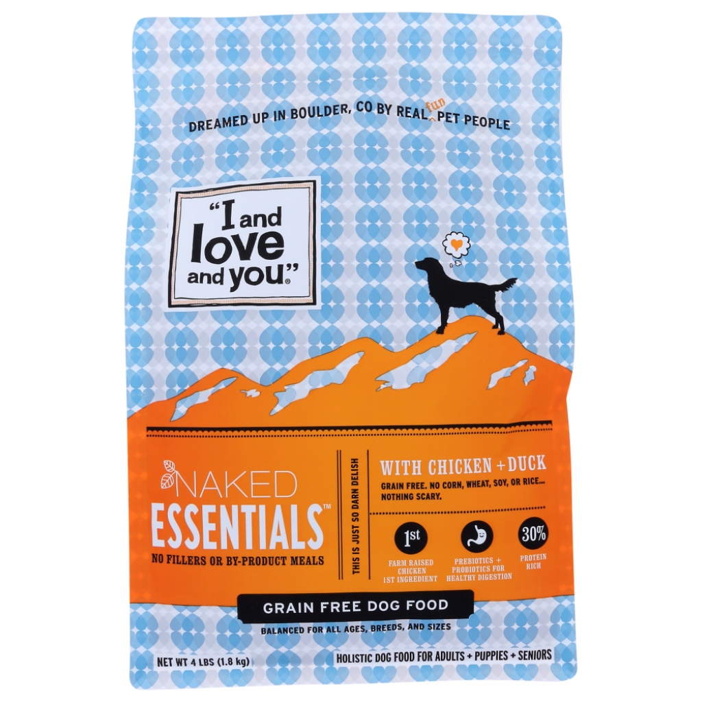 Naked Essentials Chicken & Duck Dry Dog Food - 4 lb