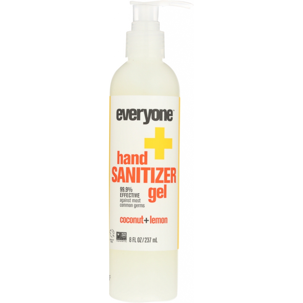 Coconut and Lemon Hand Sanitizer Gel, 8 oz - EWG VERIFIED™