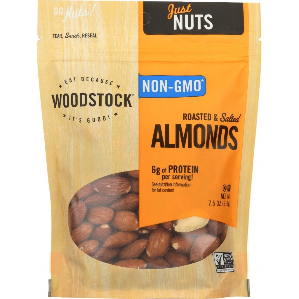 Roasted Salted Almonds - 7.5 oz