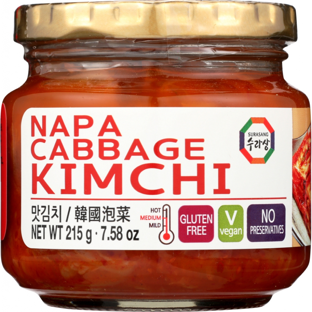 Napa Cabbage Kimchi, 7.58 oz - Probiotic-Rich Fermented Delight