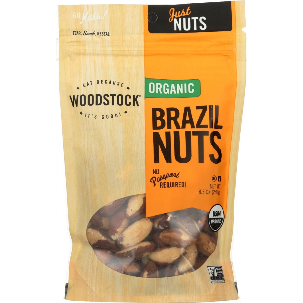 Organic Brazil Nuts - 8.5 oz