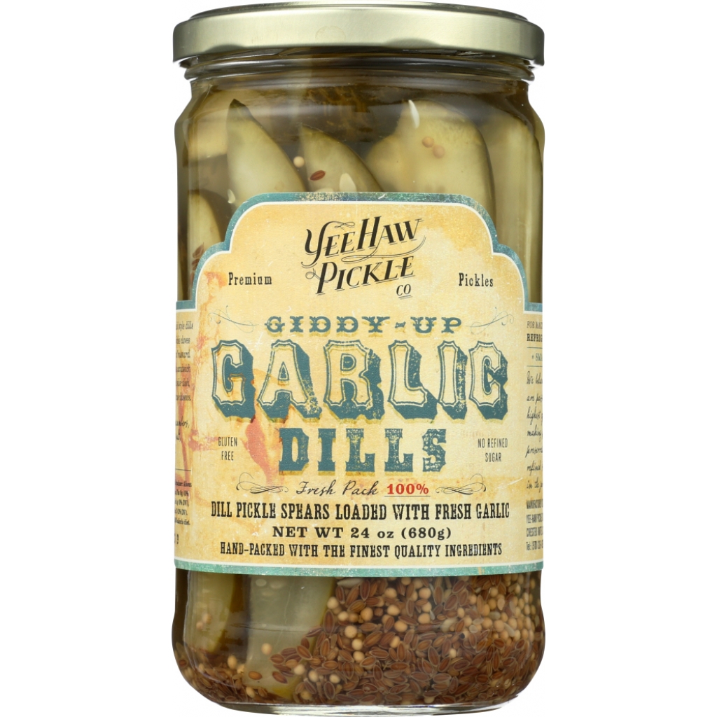 Giddy Up Garlic Dills - Zesty Pickles, 24 oz