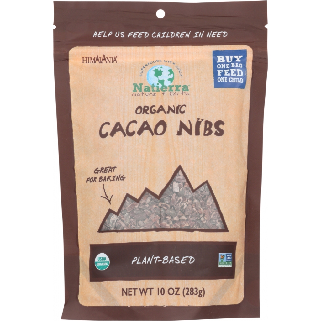 Organic Raw Cacao Nibs, 10 oz