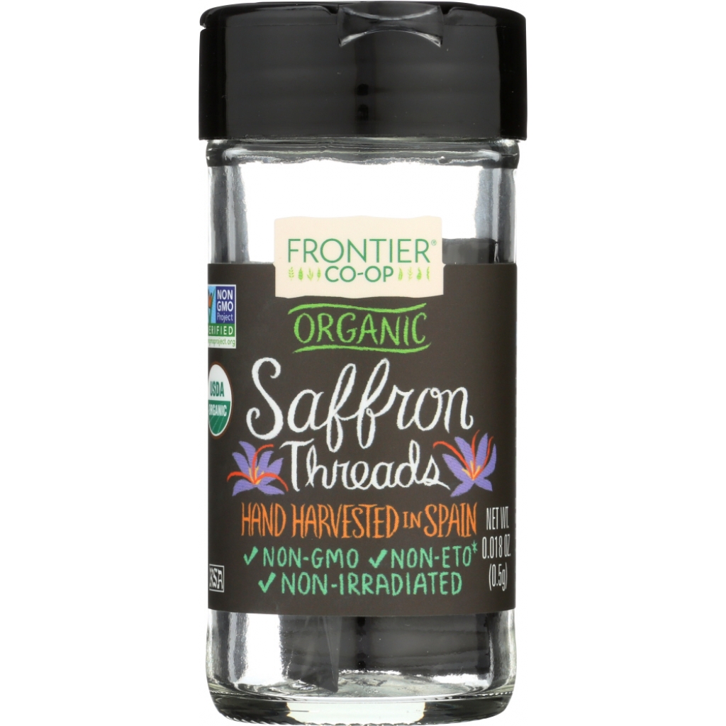 Saffron Threads Bottle - Premium Spice - 0.018 oz