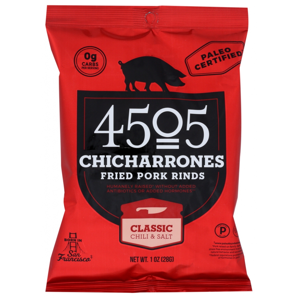 Chili & Salt Chicharrones - 1 oz