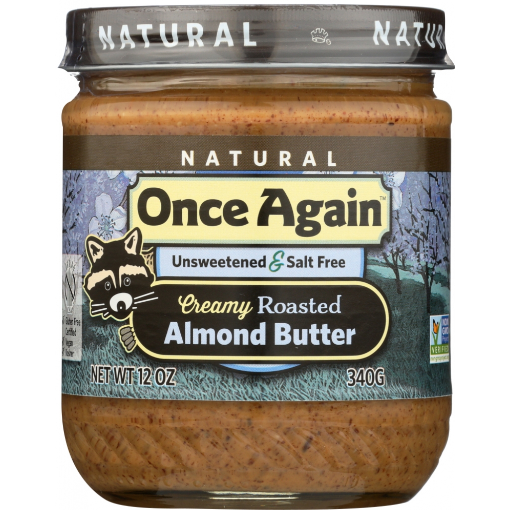 Natural Smooth Almond Nut Butter, 12 oz