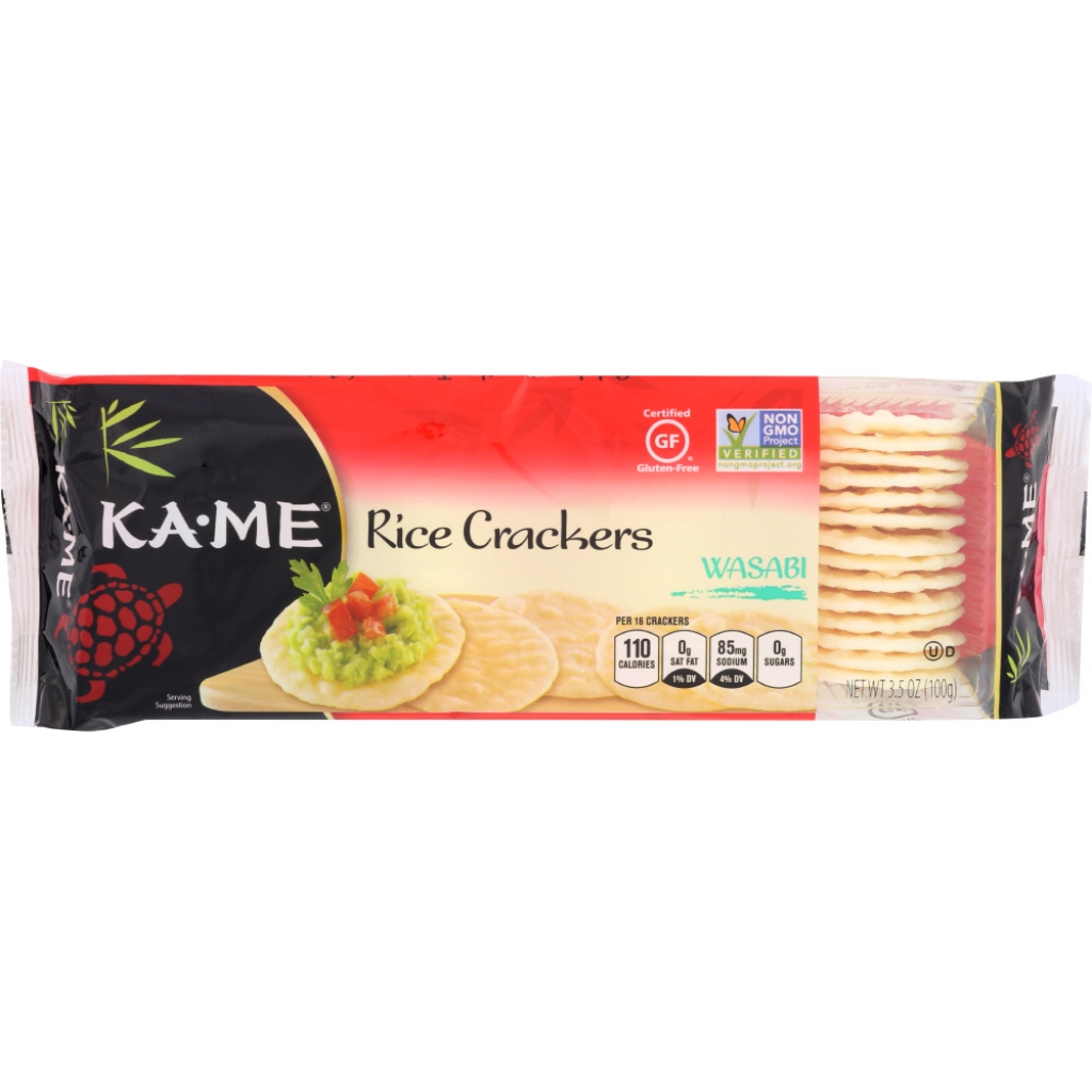 Gluten-Free Wasabi Rice Crackers - 3.5 oz