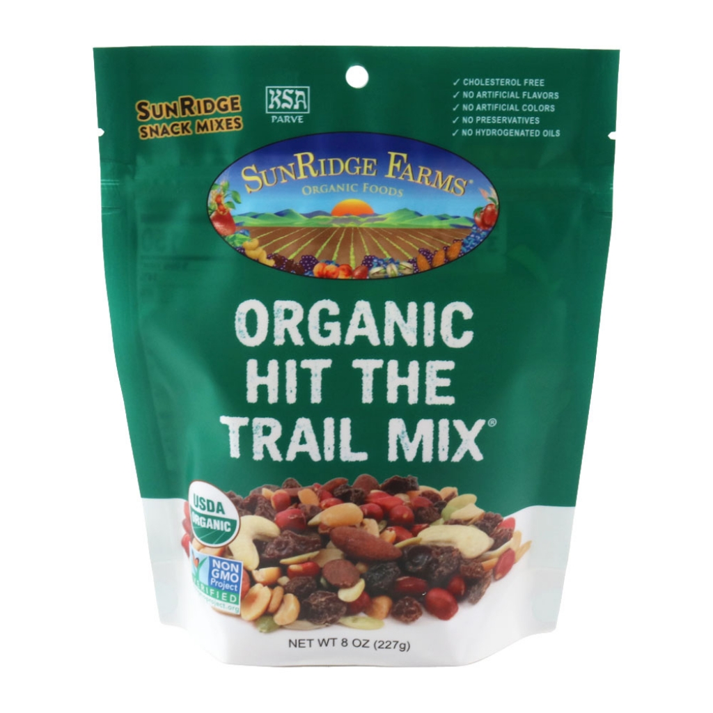 Organic Hit The Trail Mix - 8 Oz