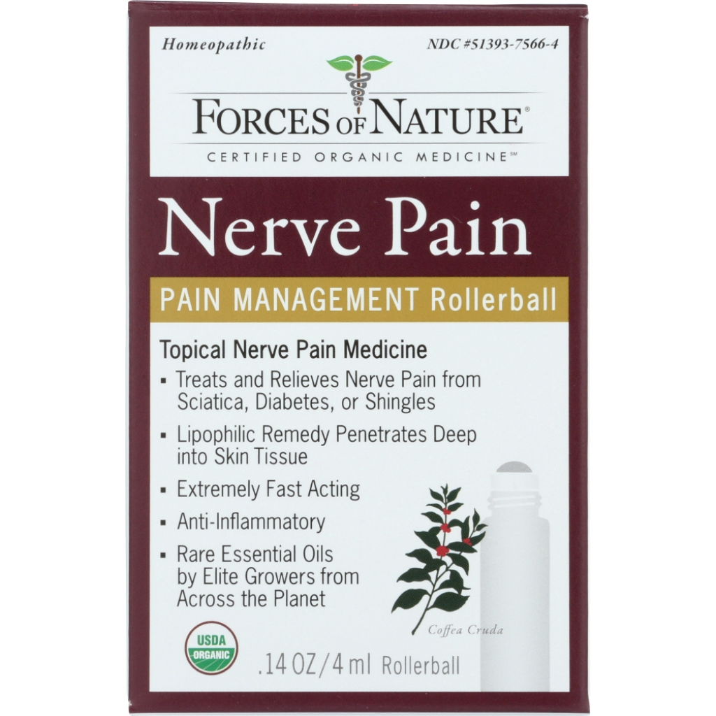 Organic Nerve Pain Relief Applicator, 0.14 oz