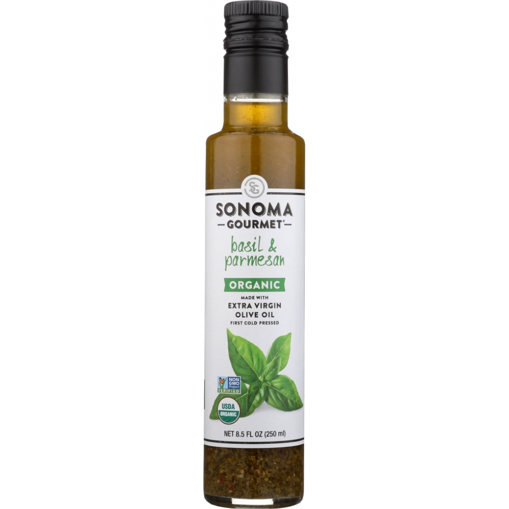 Extra Virgin Olive Oil with Basil and Parmesan - 8.5 oz