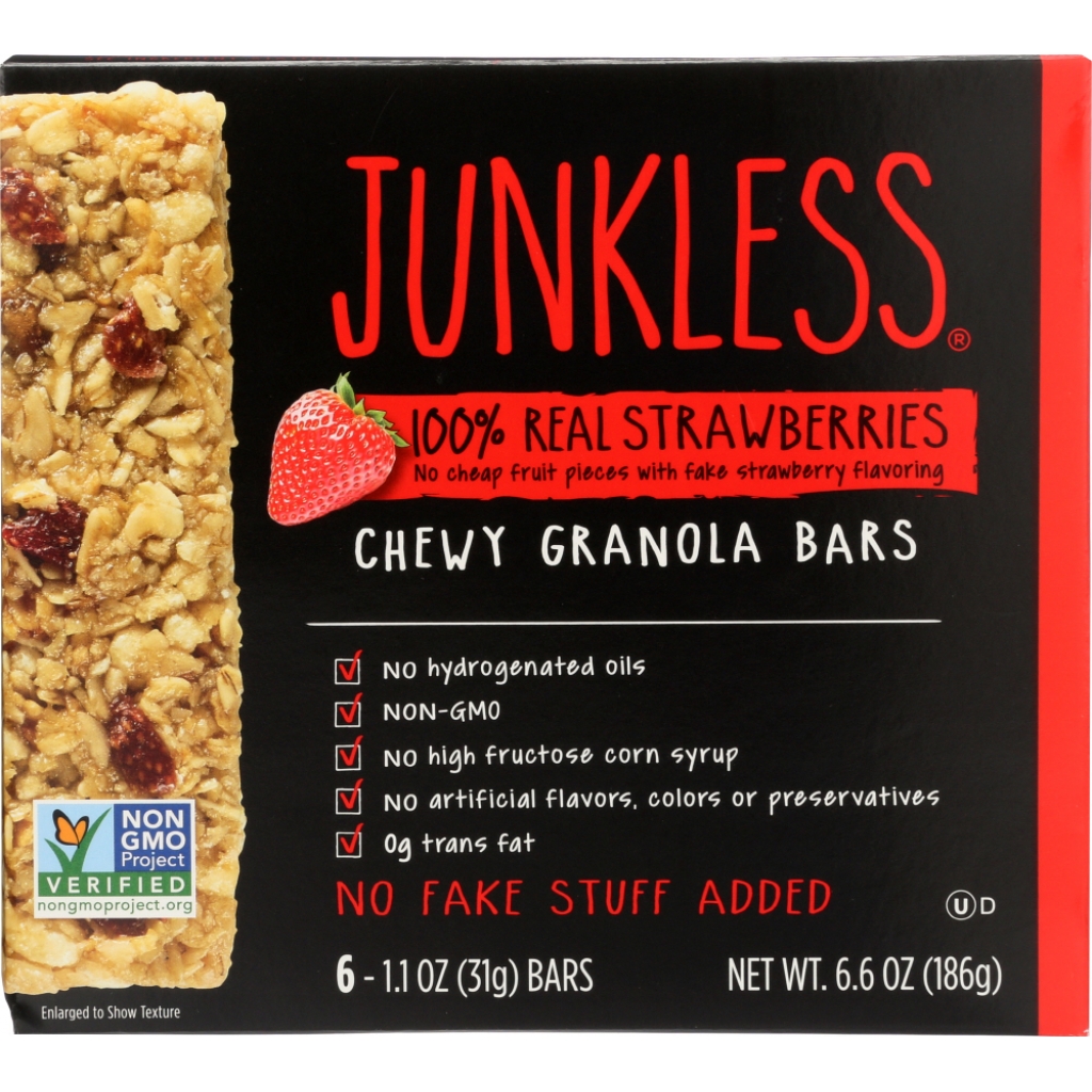 Organic Strawberry Granola Bar, 6.6 oz