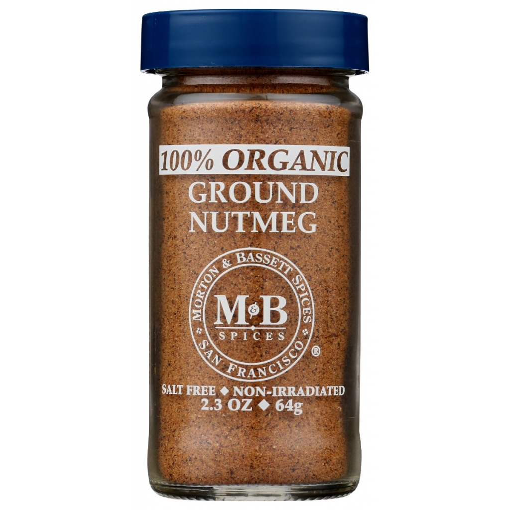 Organic Ground Nutmeg, 2.3 oz