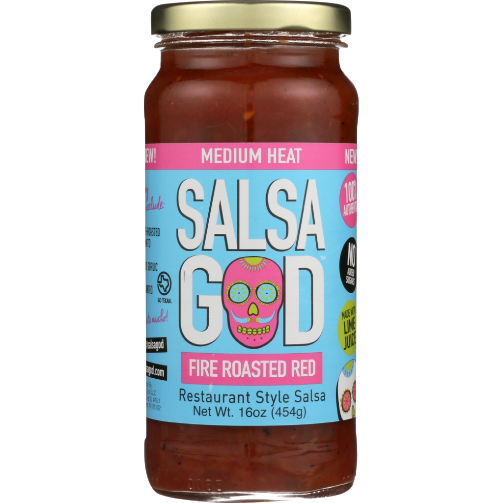 Medium Fire Roasted Red Salsa - 16 oz