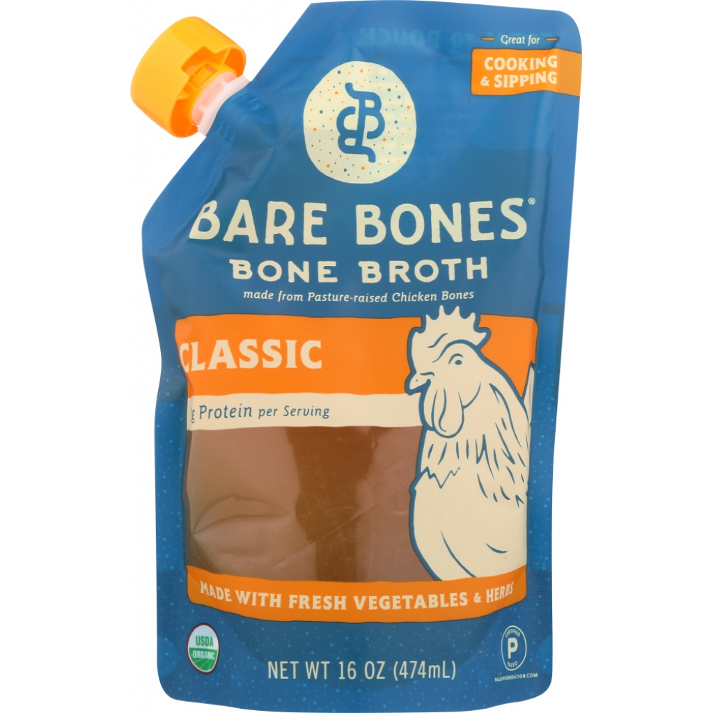 Organic Chicken Bone Broth, 16 oz