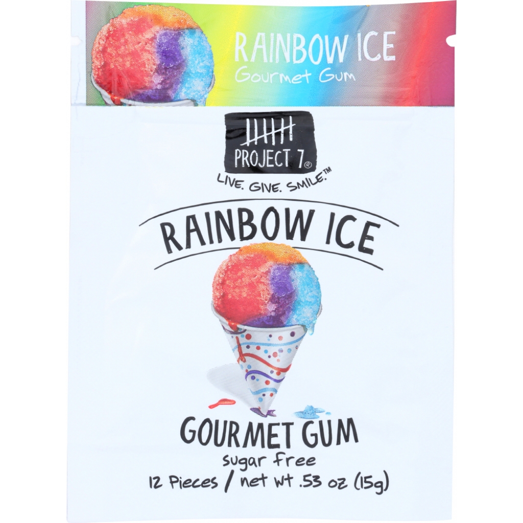 Rainbow Ice Gum, 0.53 oz