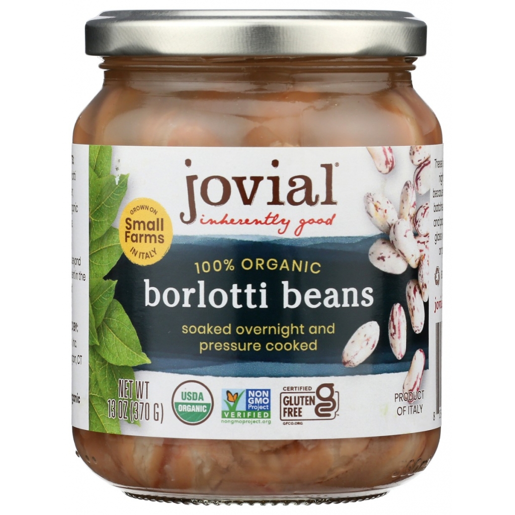 Organic Borlotti Beans - 13 oz