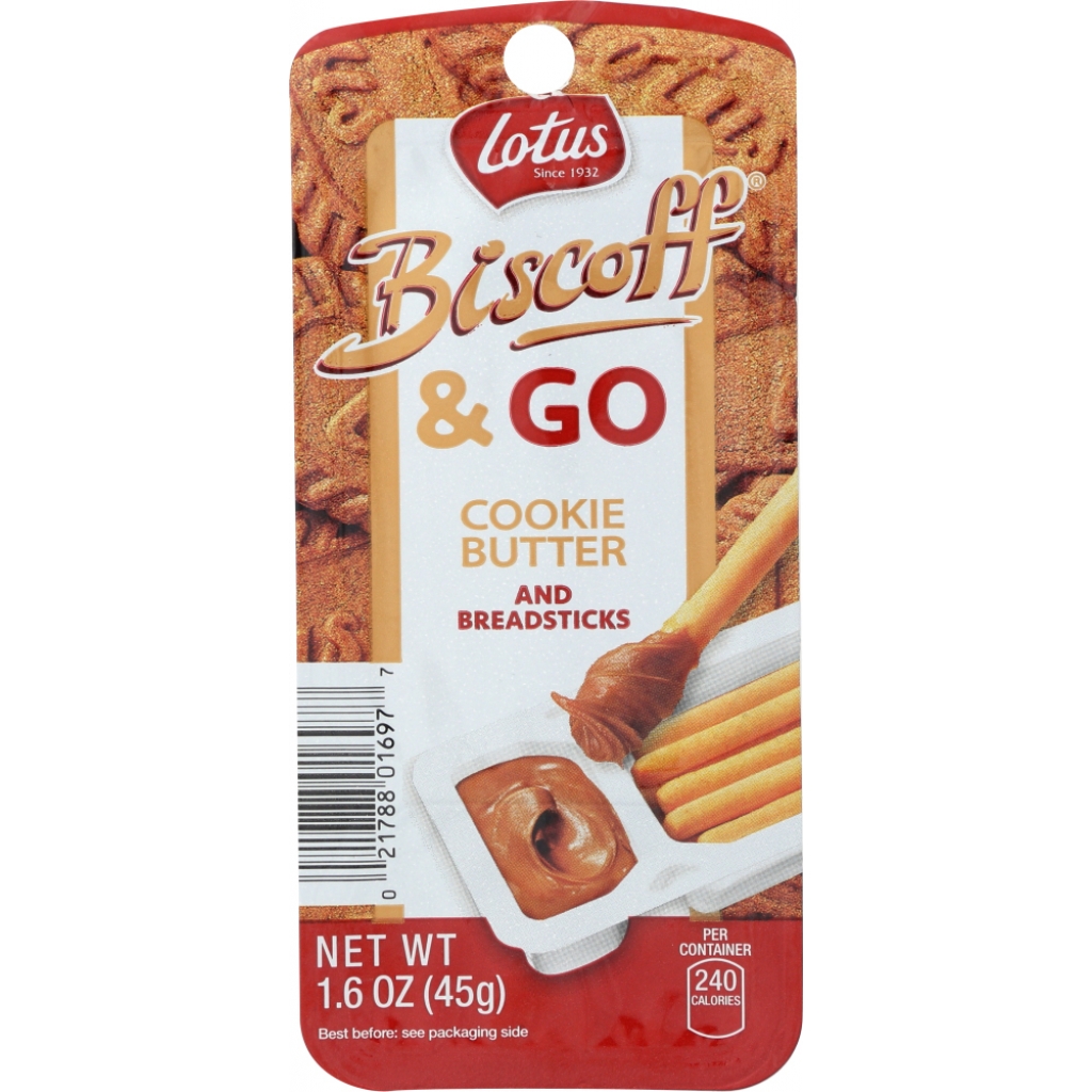 Lotus Biscoff Cookie Butter & Breadsticks