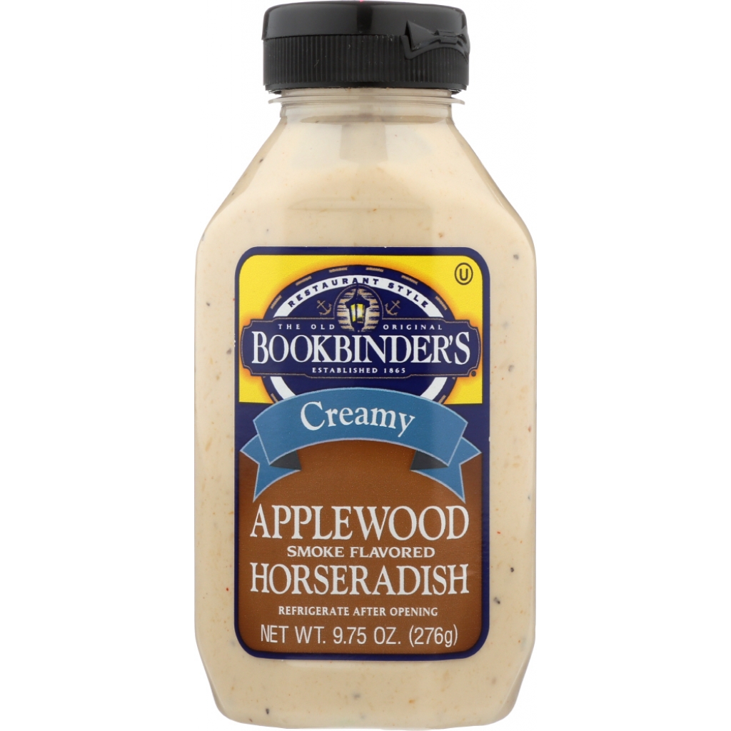 Bookbinder's Applewood Smoked Horseradish, 9.75 oz