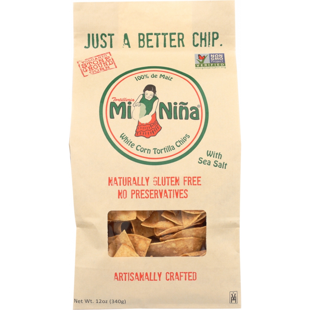 Sea Salt Tortilla Chips, 12 oz