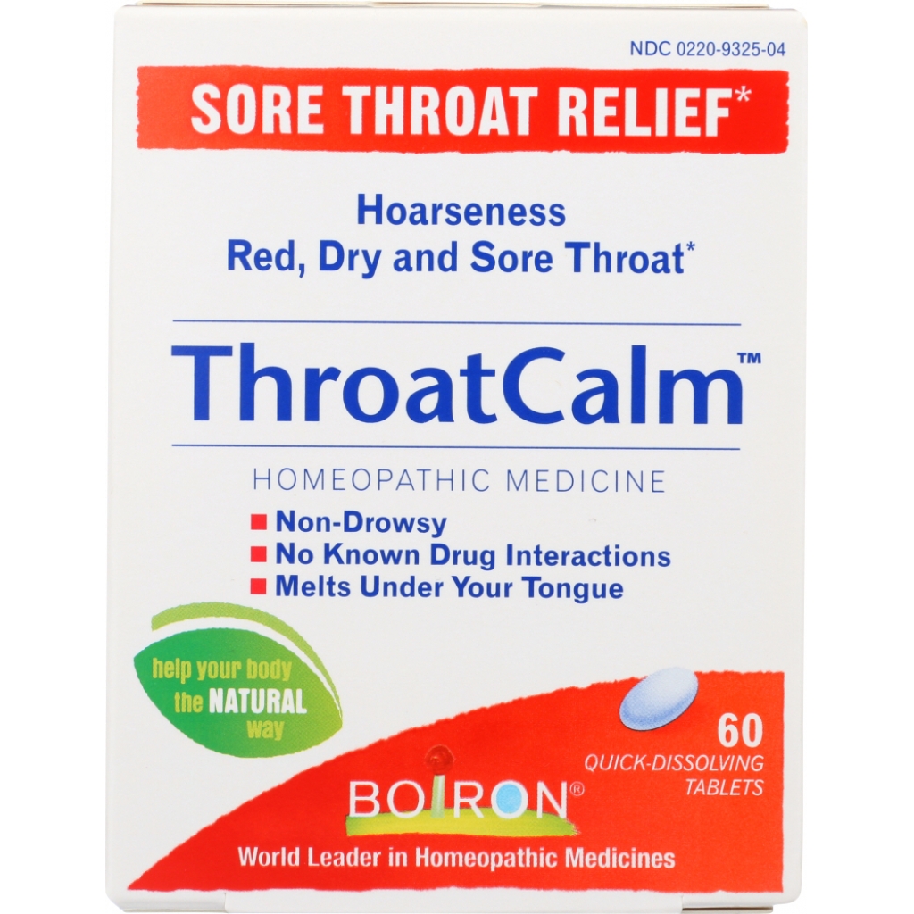 Throat Calm Tablets - 60 Tablets