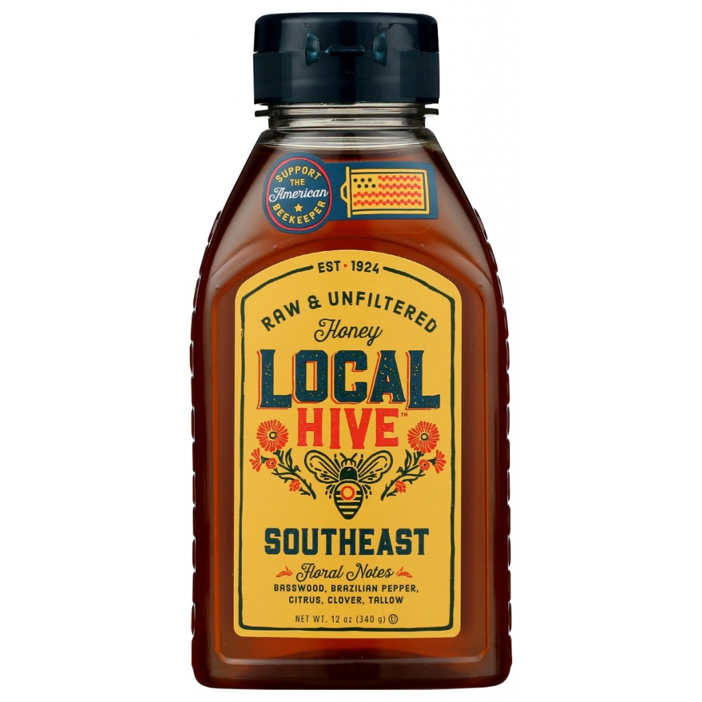 Local Hive Southeast Raw Honey - 12 oz