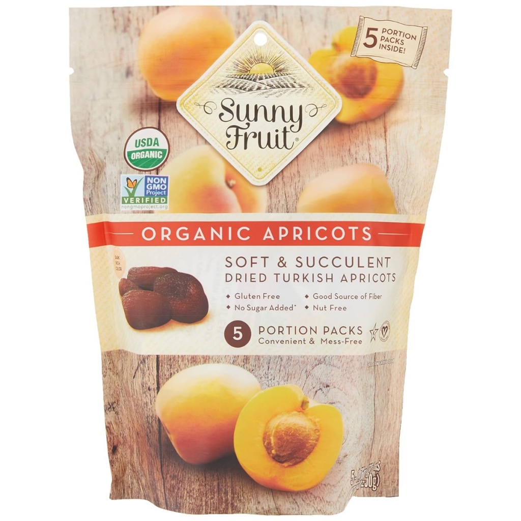 Organic Dried Apricot - Nutritious Snack, 8.8 oz