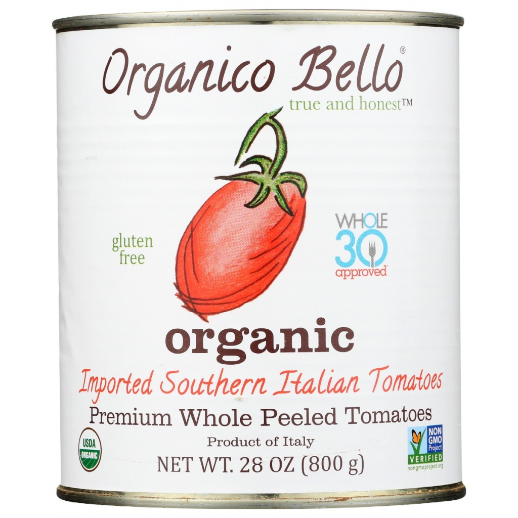 Organic Premium Whole Peeled Tomatoes - 28 oz