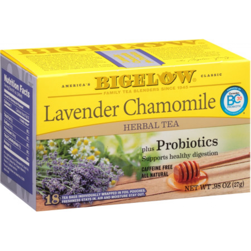 Lavender Chamomile Herbal Tea with Probiotics - 18 Bags