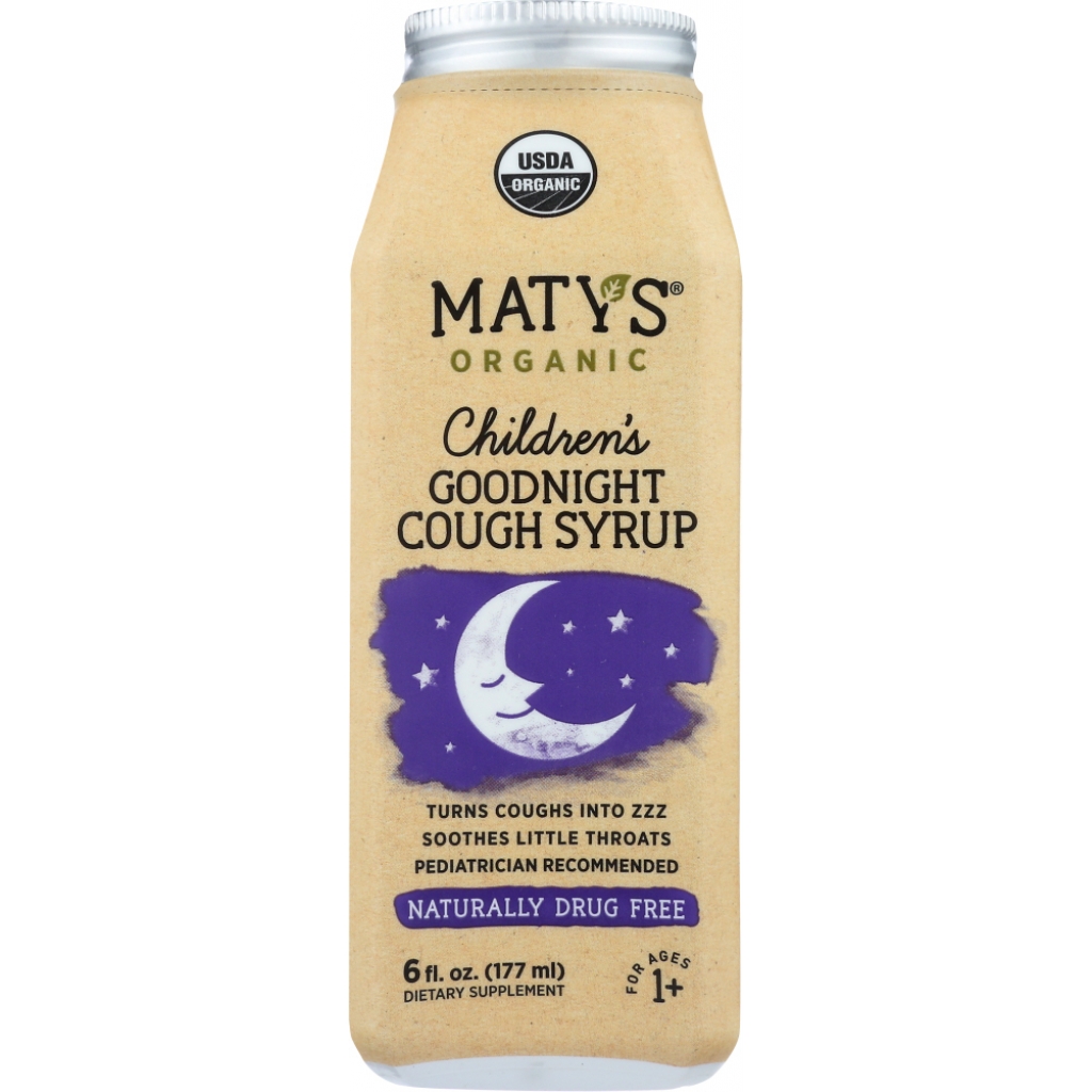 Organic Goodnight Cough Syrup for Kids, 6 fl oz