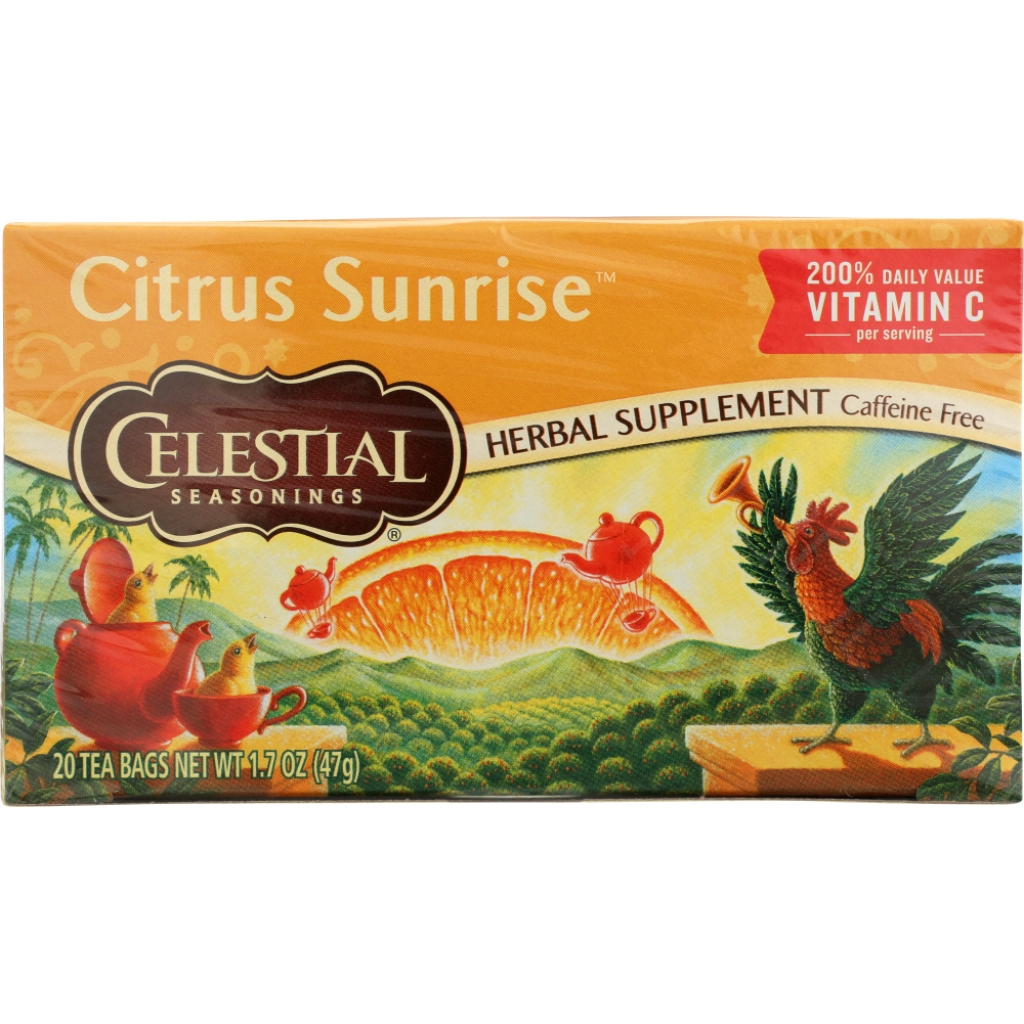 Citrus Sunrise Herbal Tea - Refreshing Blend