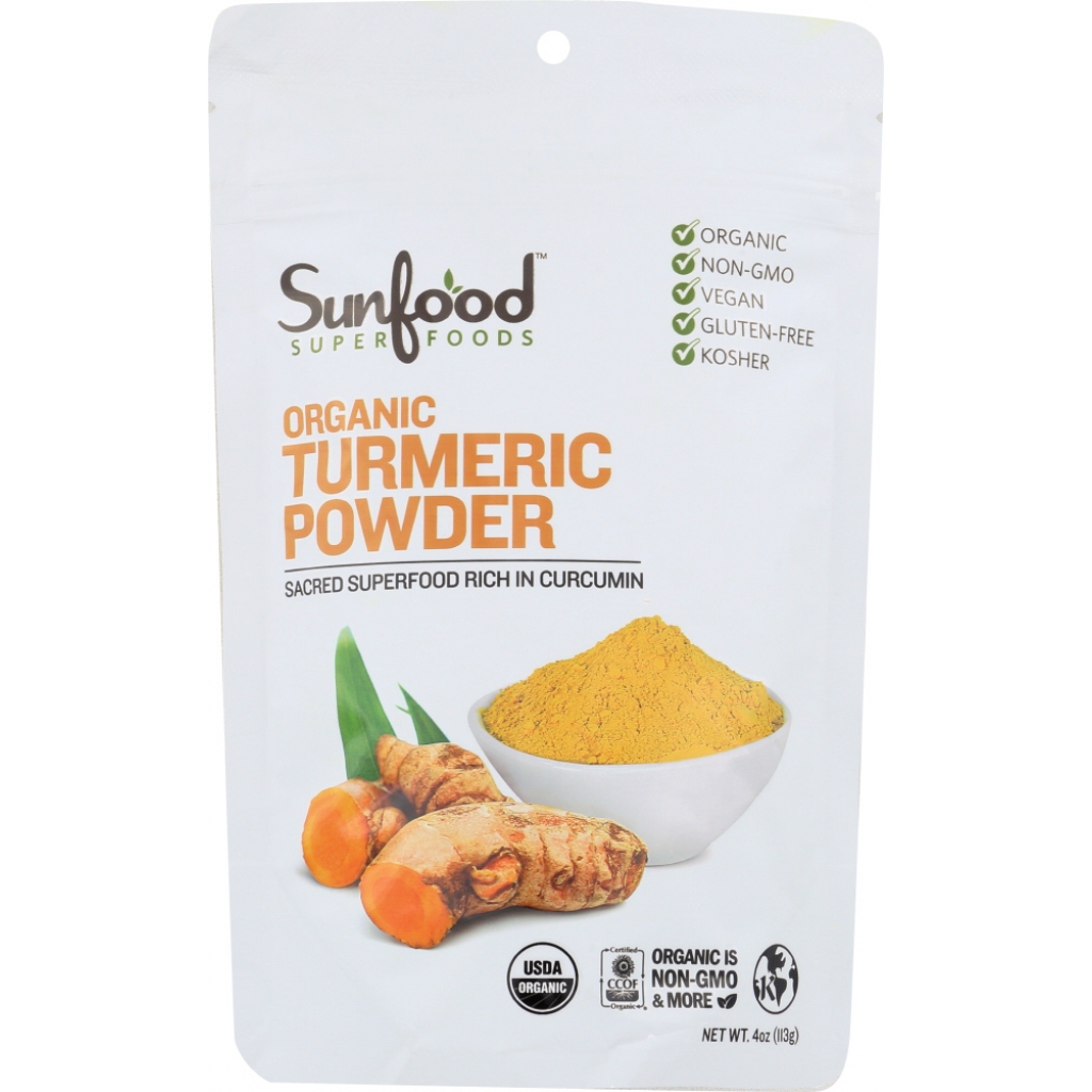 Organic Turmeric Powder, 4 oz