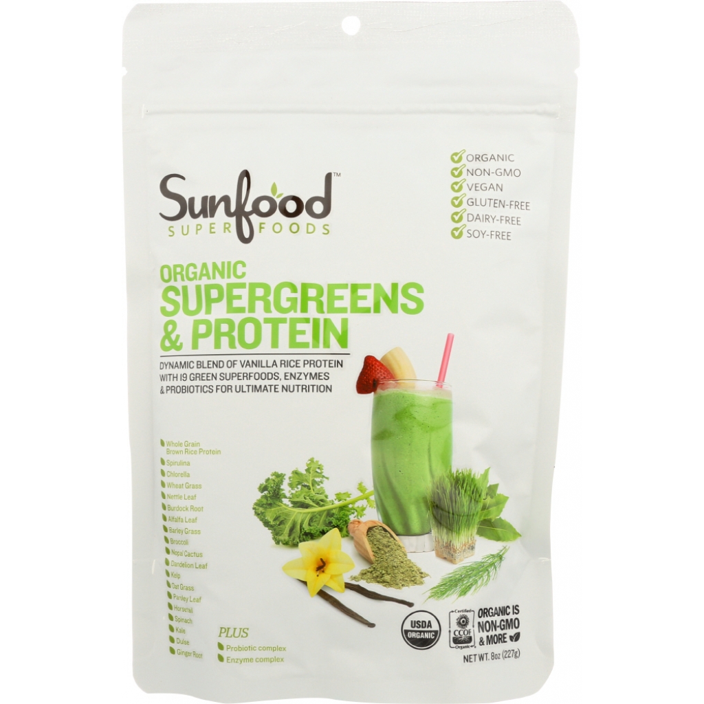 Supergreens & Protein Smoothie Mix - 8 oz