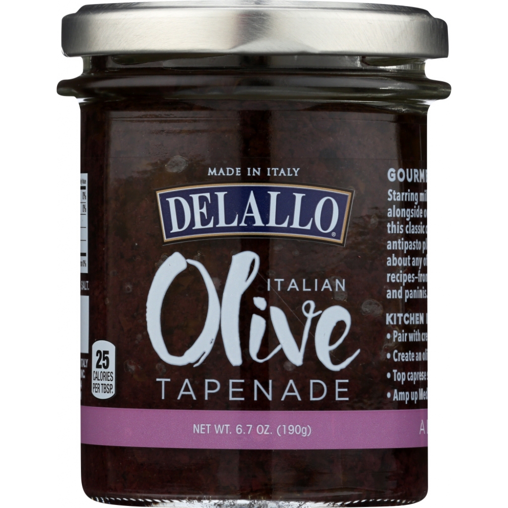 DeLallo Black Olive Tapenade - Gourmet Anthology