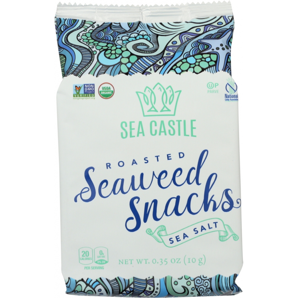 Roasted Seaweed Snacks with Sea Salt - Savory Crunch