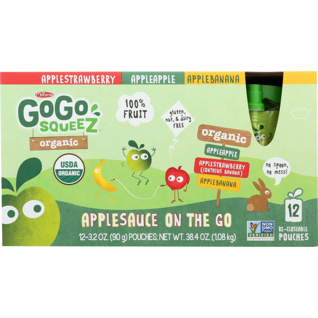 GoGo squeeZ® Applesauce Pouches Variety Pack - 38.4 oz