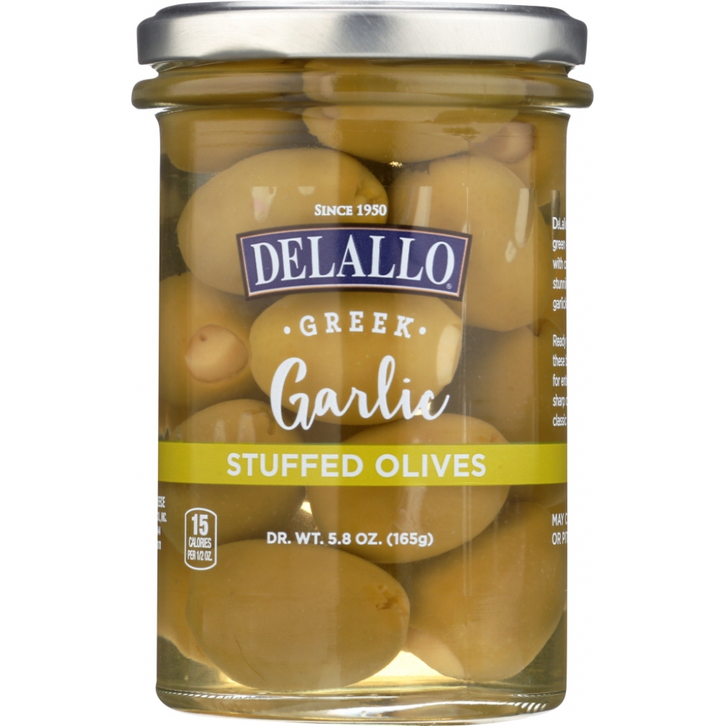 Garlic Stuffed Green Olives - 5.8 oz