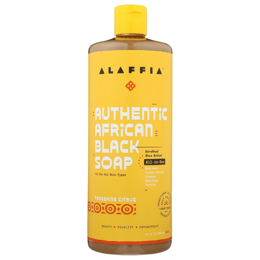 Authentic African Black Soap - 32 fl oz