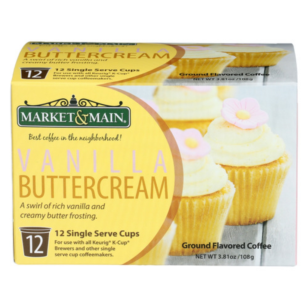 Coffee Vanilla Buttercream Single Serve, 12 count