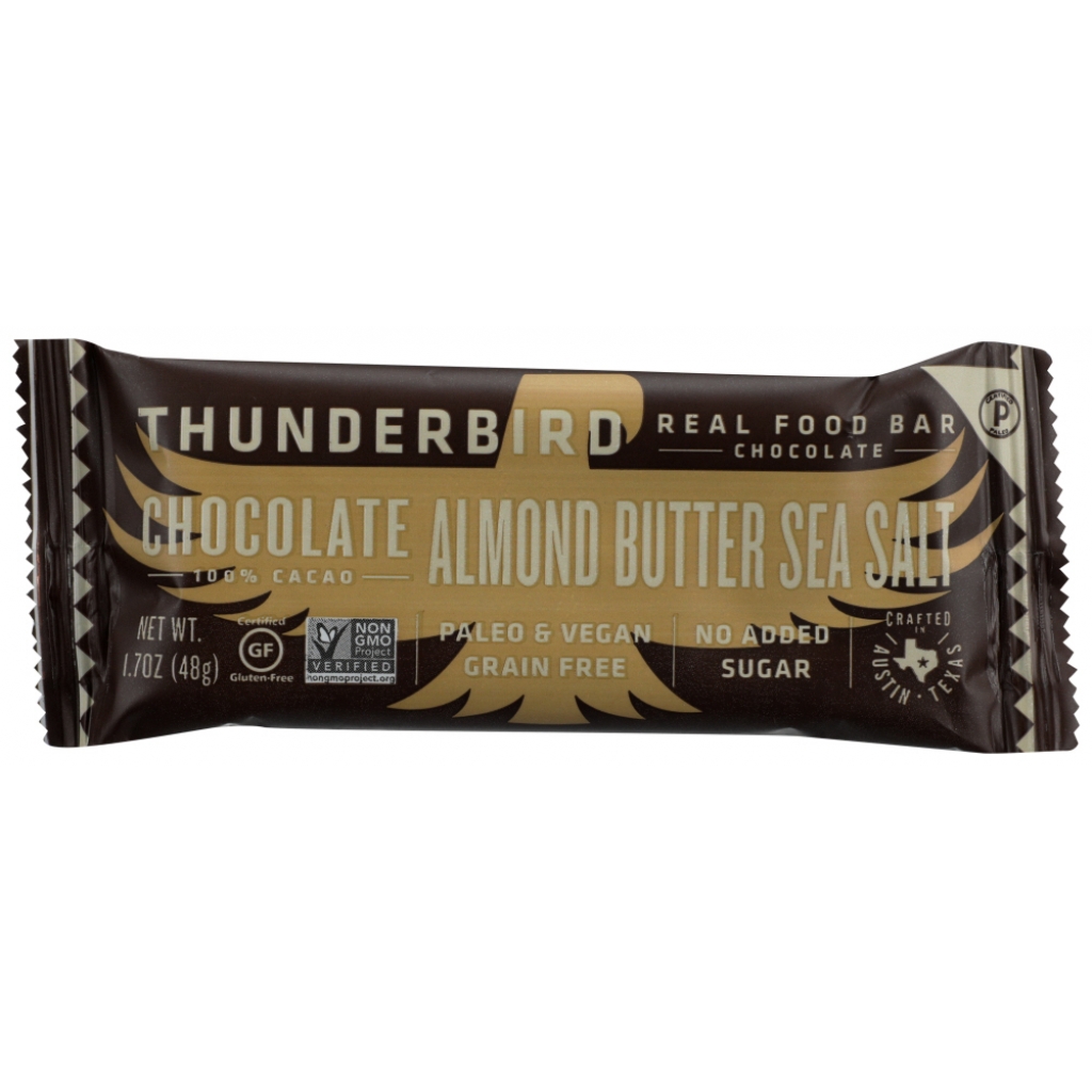 Thunderbird Energetica Chocolate Almond Sea Salt Bar - 1.7 oz